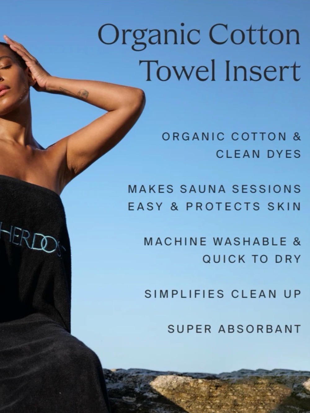 HigherDOSE Infrared Sauna Blanket + Organic Cotton Towel Insert - Picture 5 of 7
